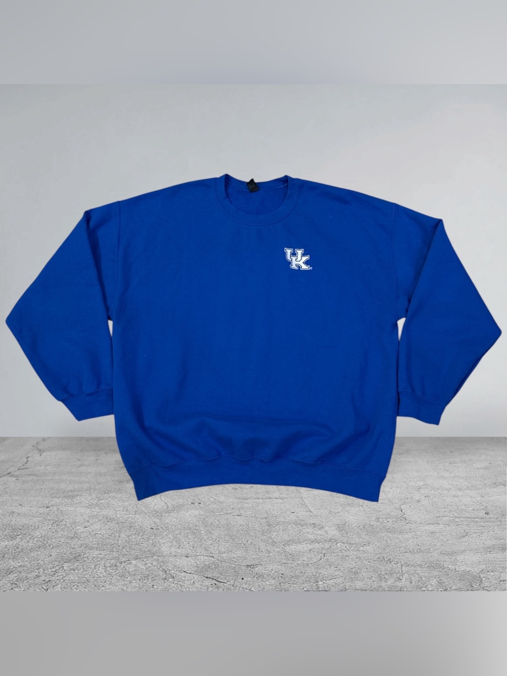 UK Logo Royal Blue Men’s Crewneck Sweatshirt size XL